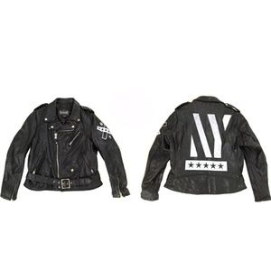 reebok ufc leather jacket